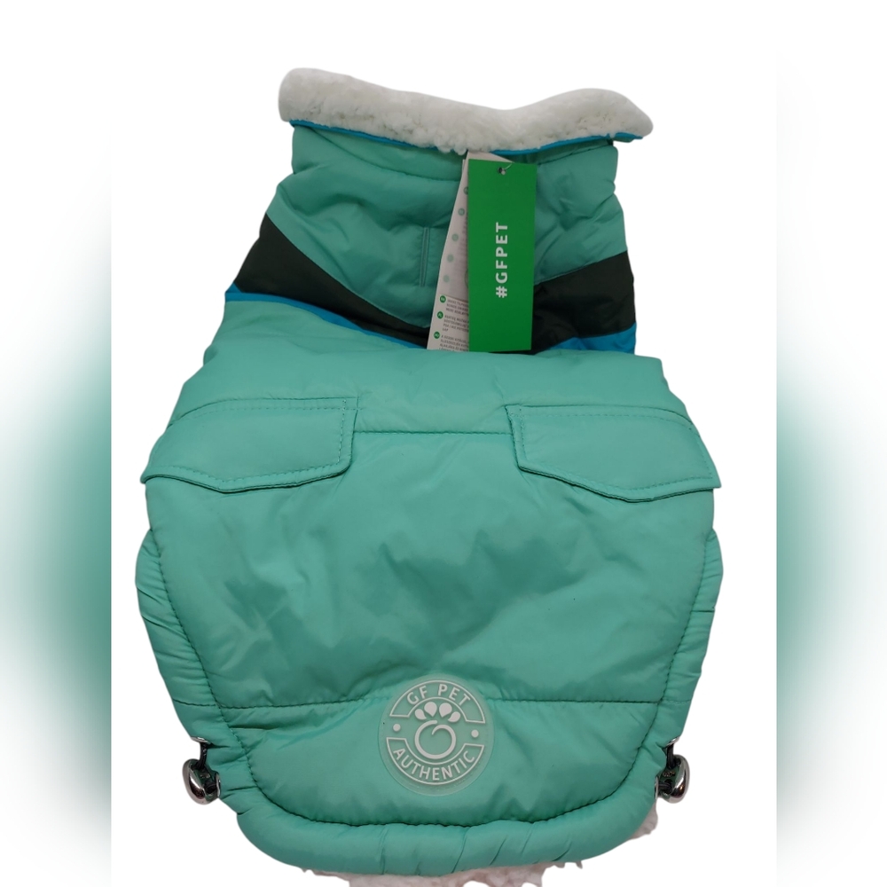 GF PET Aqua Elasto-Fit Alpine Puffer Jacket Size Large NWT